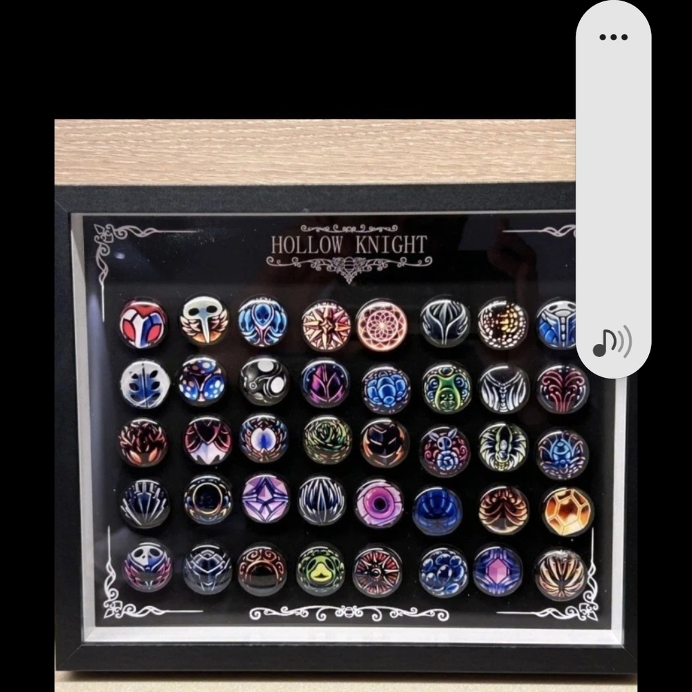 Hollow Knight 40pc Collectible  Magnetic Badge Set